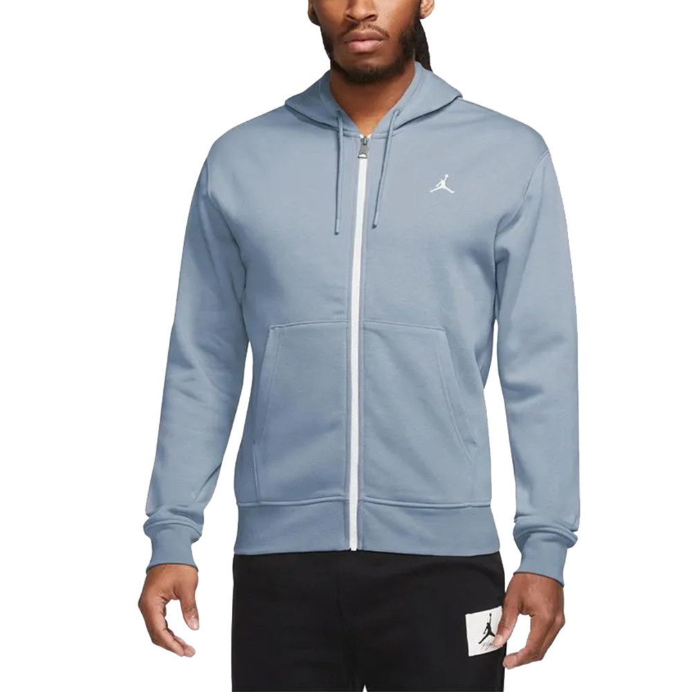 Ess Flc Fz Sweat Zip Homme JORDAN BLEU pas cher Sweats zippes homme JORDAN discount