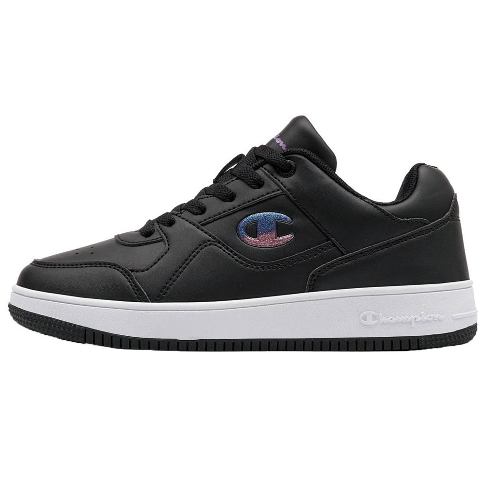 Rebound 18 Low Chaussure Enfant CHAMPION NOIR pas cher Baskets basses fille CHAMPION discount