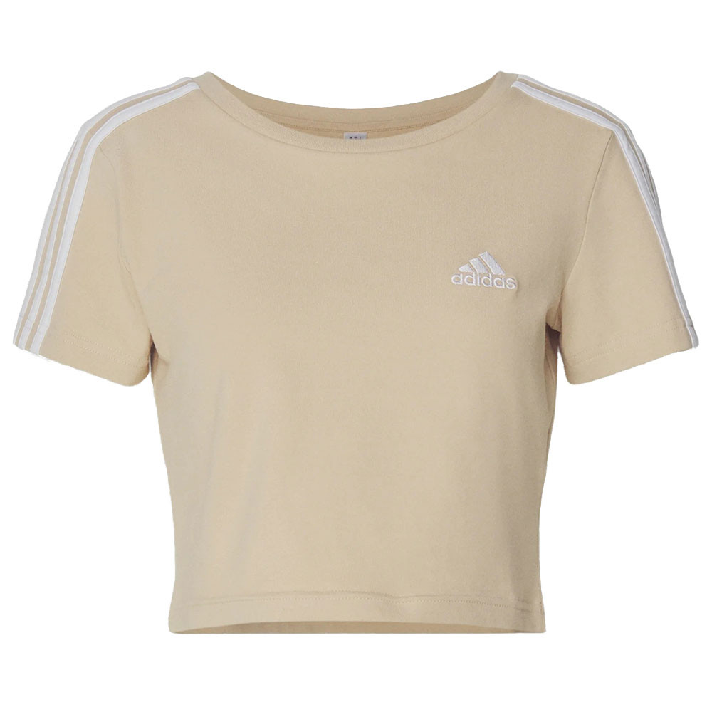 W 3S Baby T Shirt Mc Femme ADIDAS BEIGE pas cher T shirts a manches courtes femme ADIDAS discount