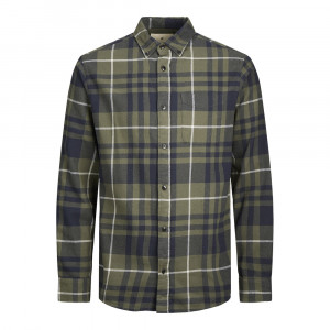 Brook Check Twill Chemise Ml Homme